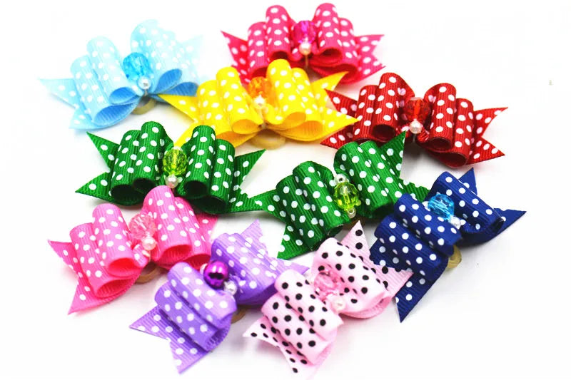 20/50/100pcs /set dog bow tie pattern cute - MyPetDollar.com