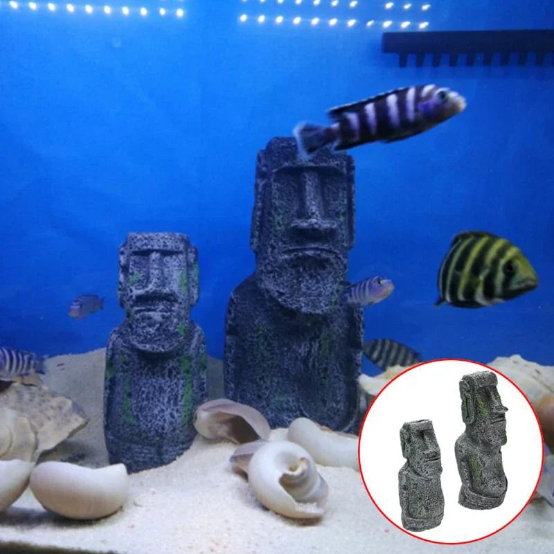 Easter Island Stone Statue Resin Ornament - MyPetDollar.com