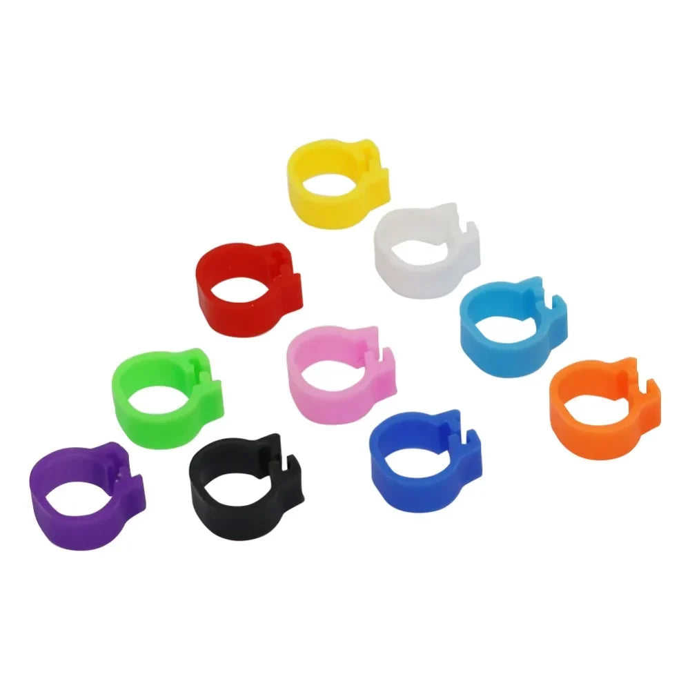 400 Pcs 8mm Bird foot clip ring Pigeon - MyPetDollar.com