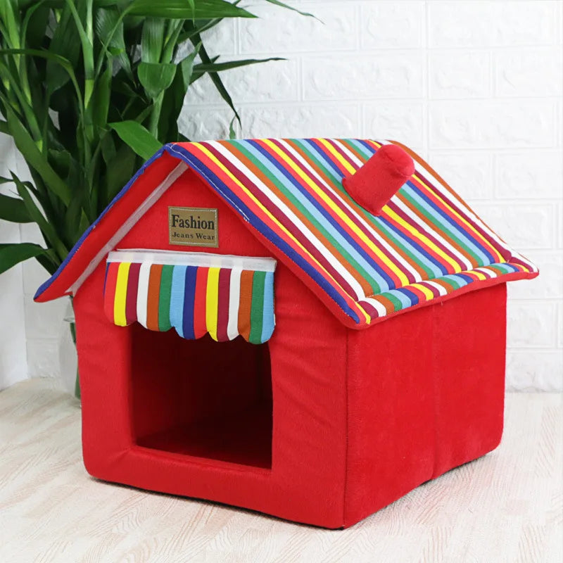 Dog House Cat Bed Pet Kennel Cute Puppy Mat - MyPetDollar.com