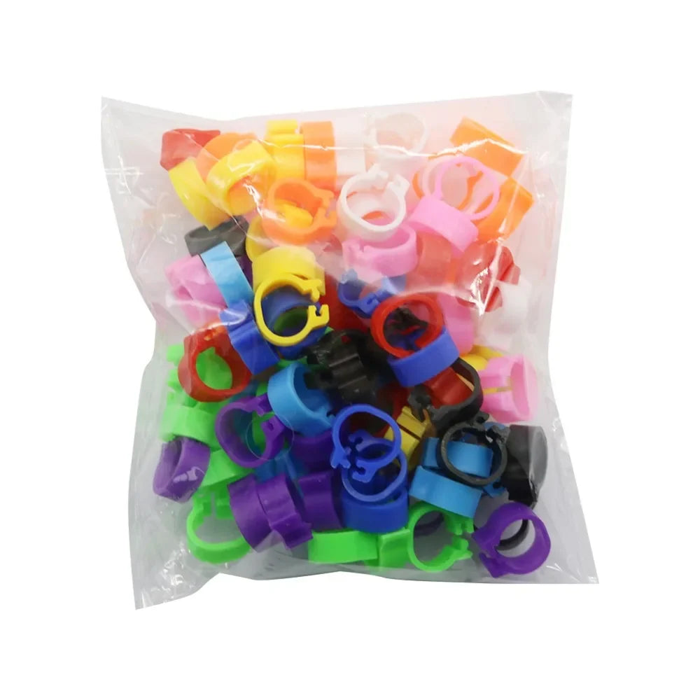 400 Pcs 8mm Bird foot clip ring Pigeon - MyPetDollar.com