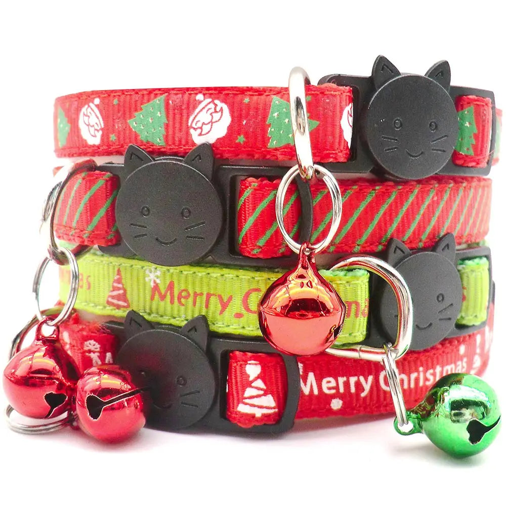 100Pcs Pet Christmas Collars Cats Dogs - MyPetDollar.com