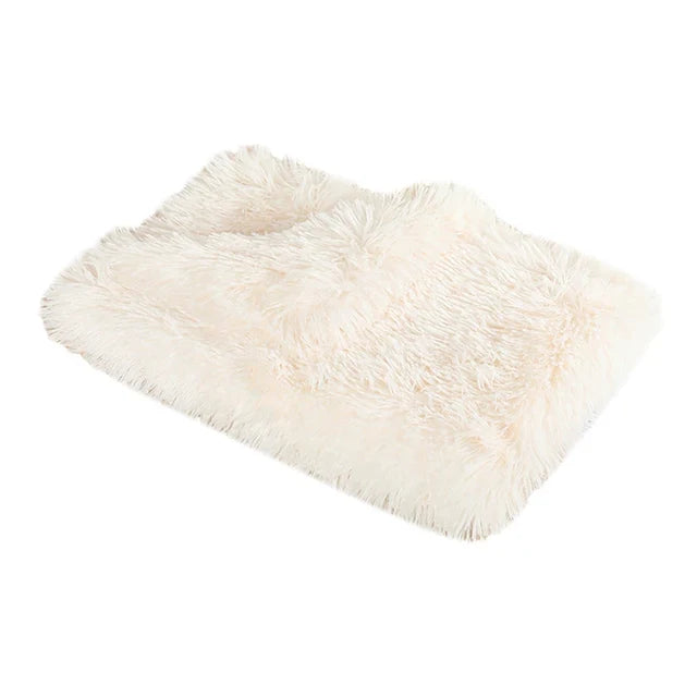 Fluffy Long Plush Pets Bed Blankets Pet - MyPetDollar.com