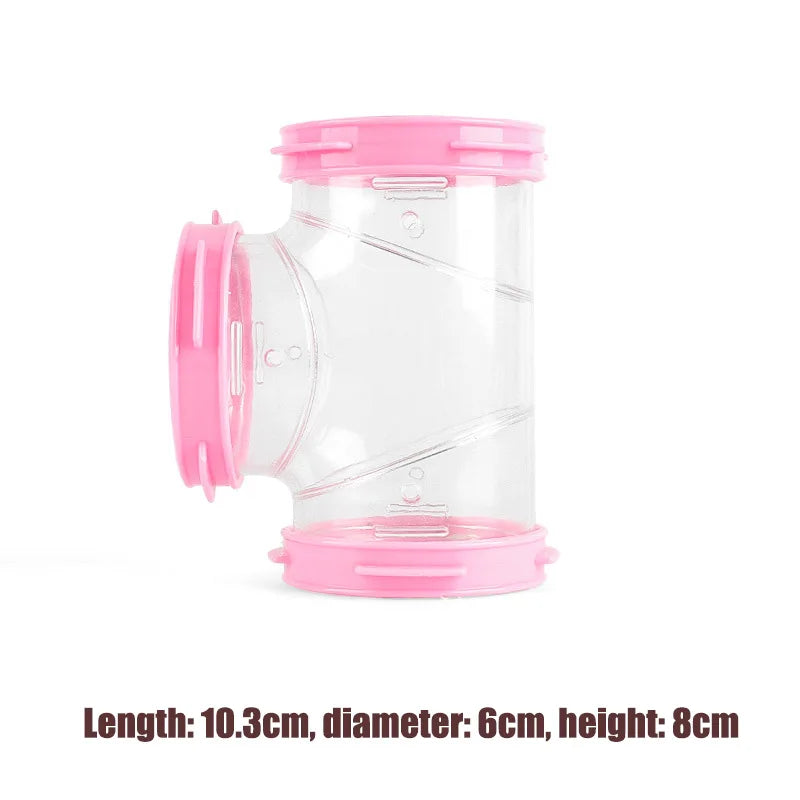 Hamster Pipeline Plastic Training Playing Tools DIY External – 12 Colors