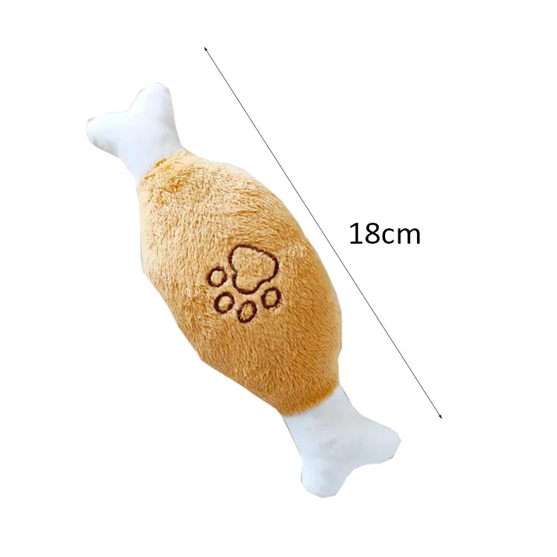 Plush Interesting French Bulldog Pet Chew Toys