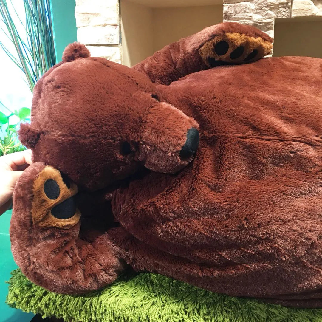 1M Big Simulation Brown Bear Plush Toy - MyPetDollar.com