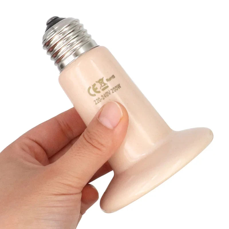 1Pcs Pet Heating Lamp Black Infrared Ceramic - MyPetDollar.com