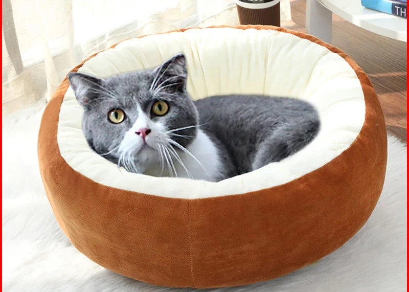 Pet Bed Warming Small Dog House Soft Sofa - MyPetDollar.com