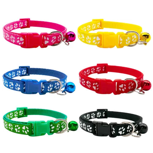 100Pcs Dog Collar With Bells Adjustable - MyPetDollar.com