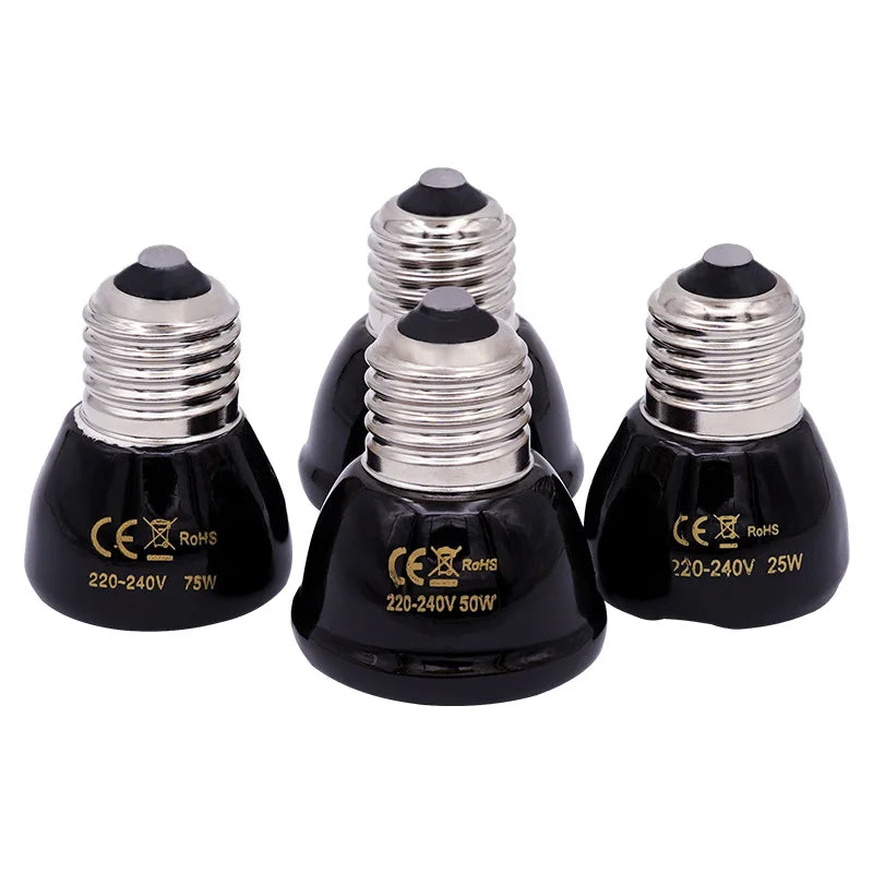 1Pcs Pet Heating Lamp Black Infrared Ceramic - MyPetDollar.com