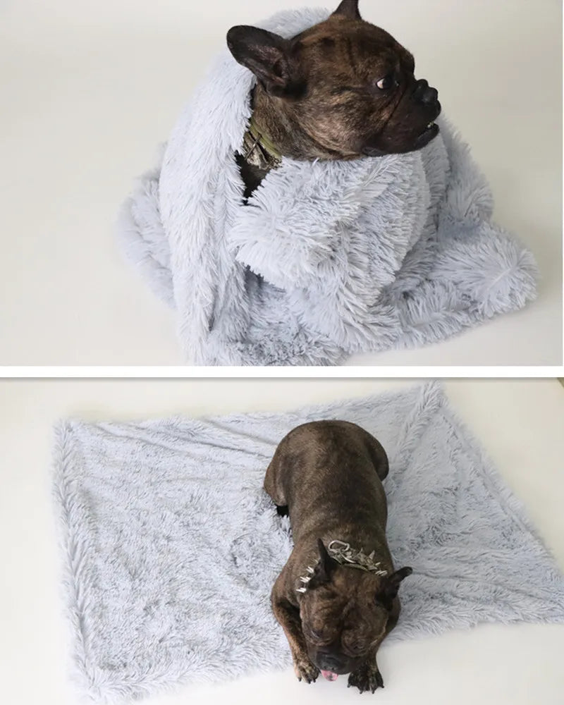 100x75 cm Winter Dog Bed Cushion Blanket - MyPetDollar.com