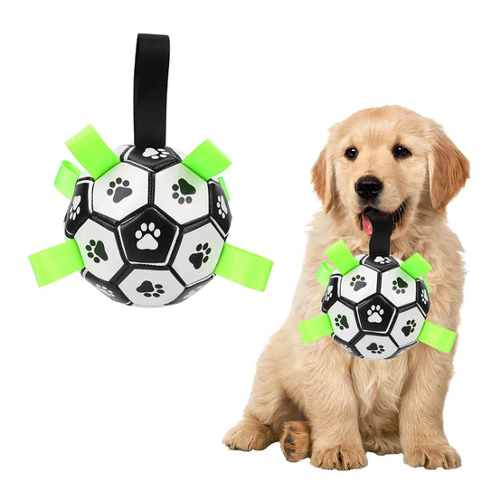 Interactive Pet Football Toys With Grab Tabs - MyPetDollar.com