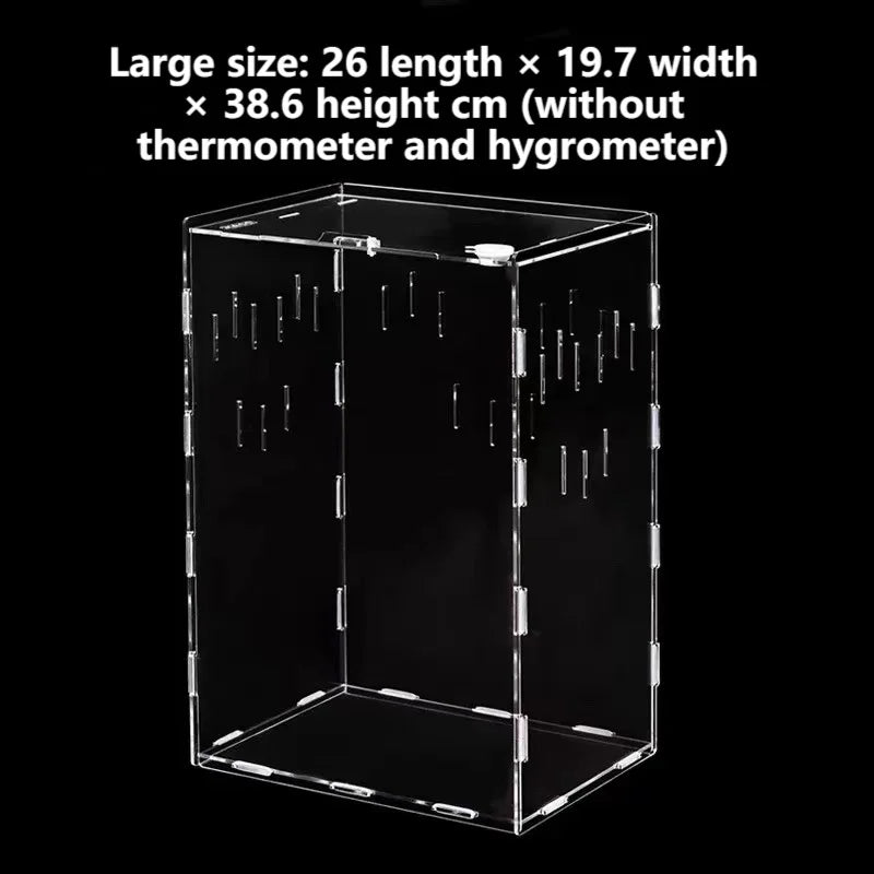 Acrylic Reptile Container Magnetic Acrylic - MyPetDollar.com