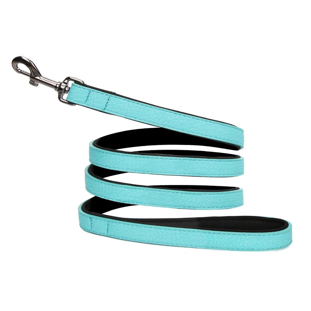 Engrave Name Dog Collar Leather Personalized - MyPetDollar.com