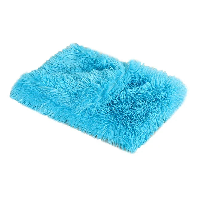Fluffy Long Plush Pets Bed Blankets Pet - MyPetDollar.com