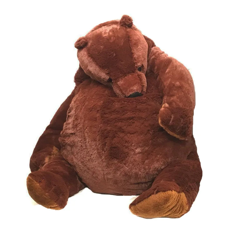 1M Big Simulation Brown Bear Plush Toy - MyPetDollar.com