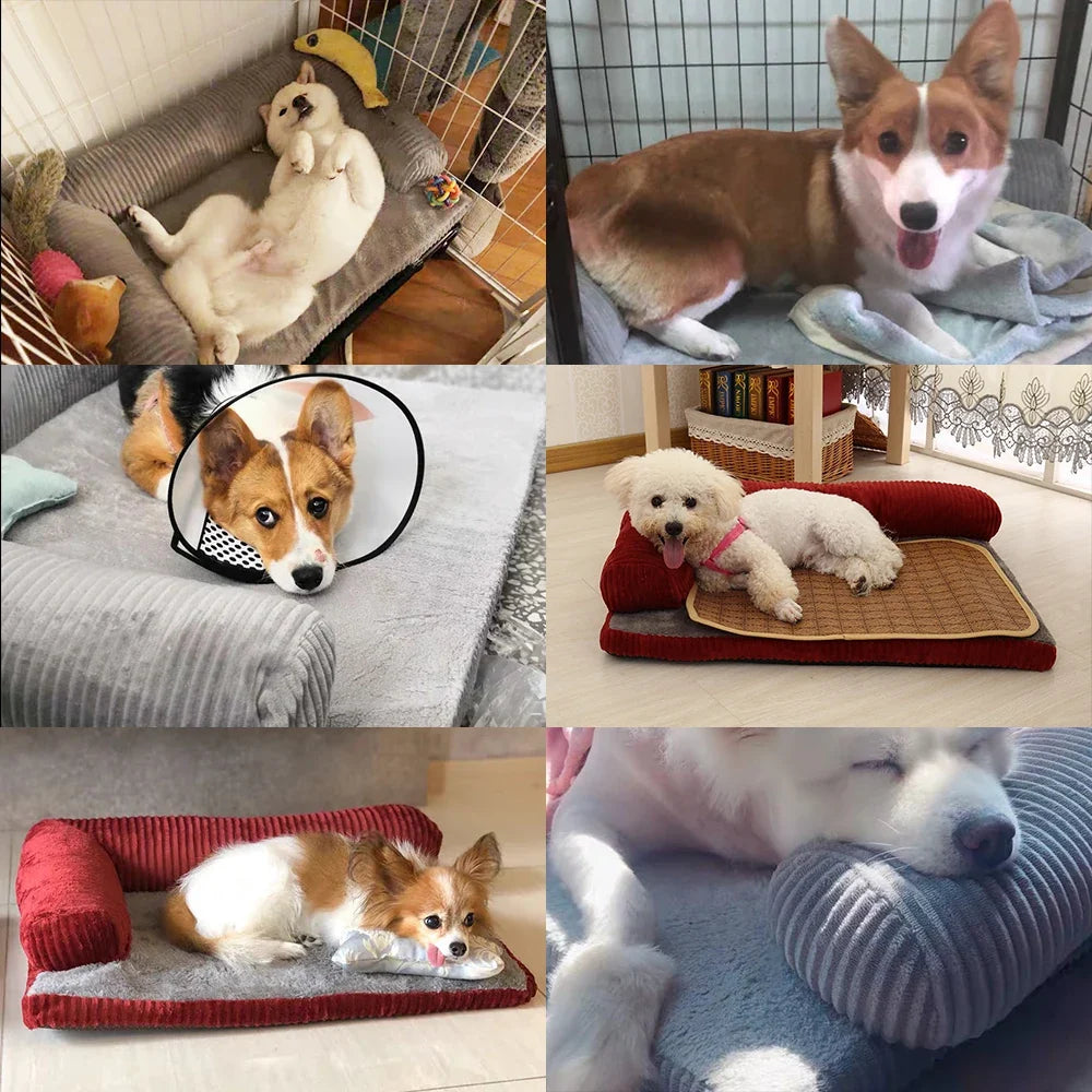 Dog Bed Soft Pet Cat Dog Sofa Beds Big Dog - MyPetDollar.com
