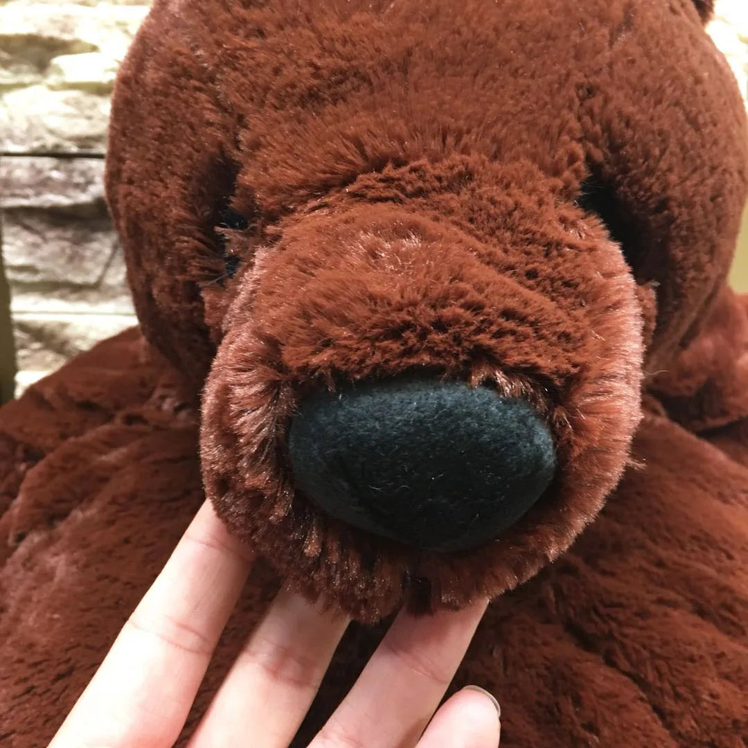 1M Big Simulation Brown Bear Plush Toy - MyPetDollar.com