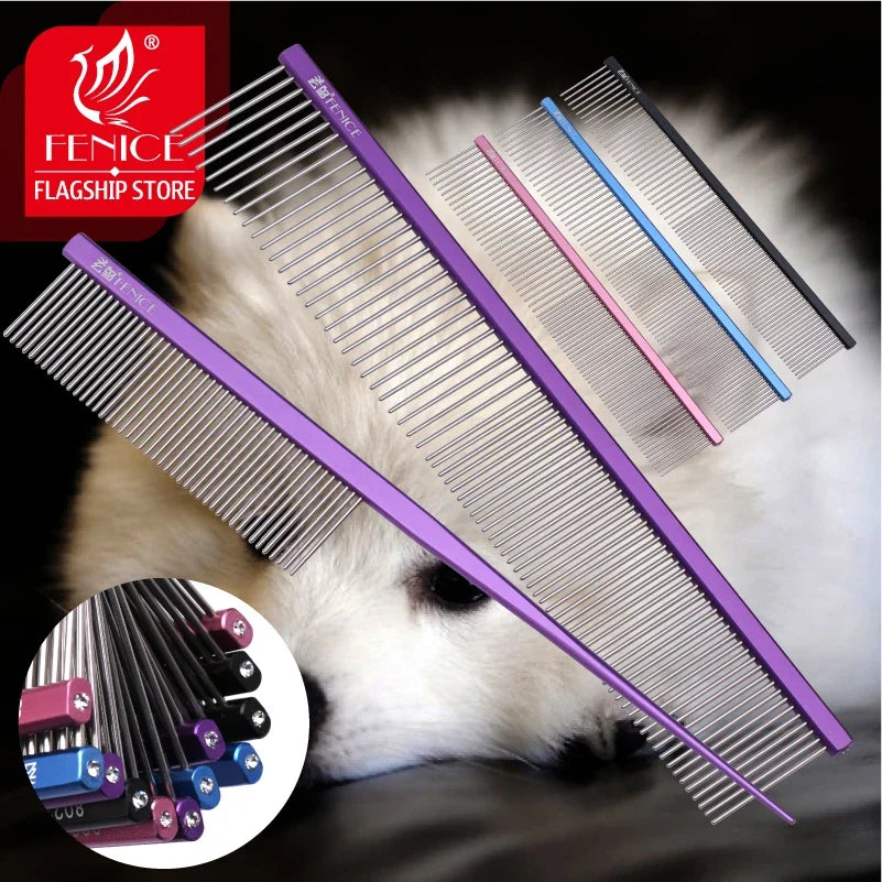 Fenice Metal Comb for Dogs Stainless Steel - MyPetDollar.com
