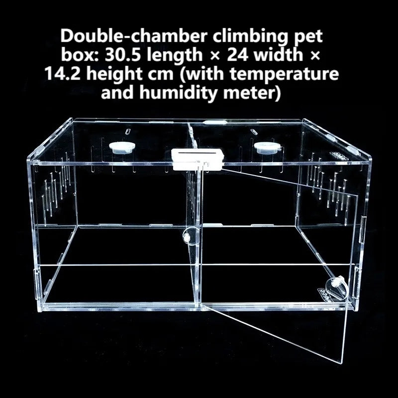 Acrylic Reptile Container Magnetic Enclosure – 10 Colors