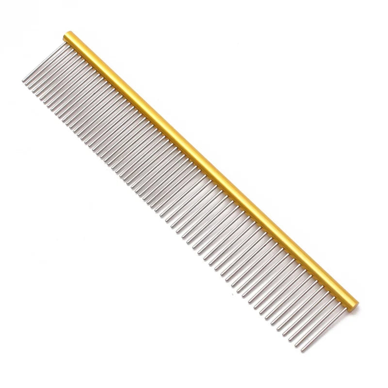Puppy Grooming Comb Groomer for Dog Aluminum Pets – Dog Supplies