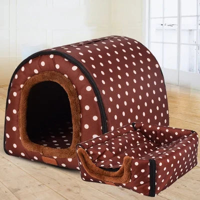 New Warm Dog House Comfortable Print Stars - MyPetDollar.com