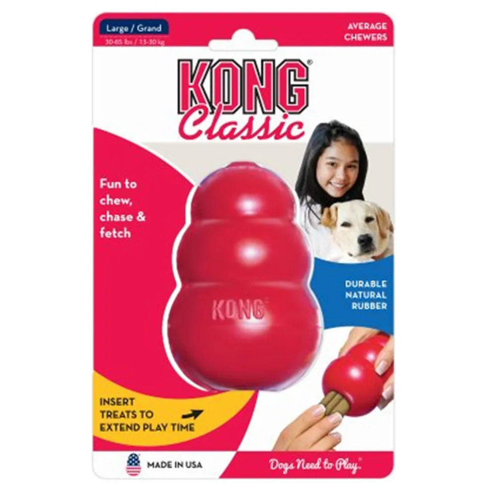 KONG Classic Natural Teething Rubber Dog - MyPetDollar.com
