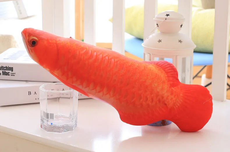 Pets Plush Simulation Fish Shape Cat Toy, Interactive