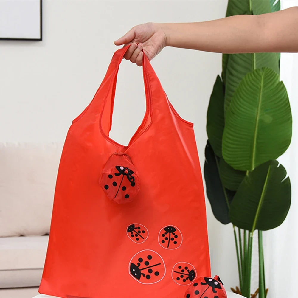 Cartoon Shopping Bag Foldable Storage Bag - MyPetDollar.com