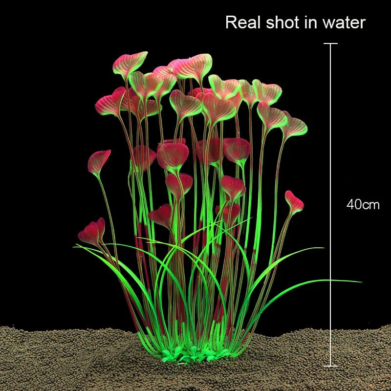 Plastic Artificial Aquarium PVC Plants - MyPetDollar.com
