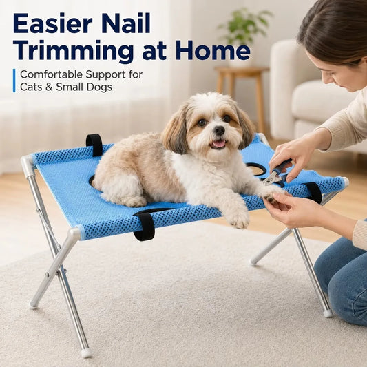 Pet Grooming Hammock Stand Foldable Dog Cat - MyPetDollar.com