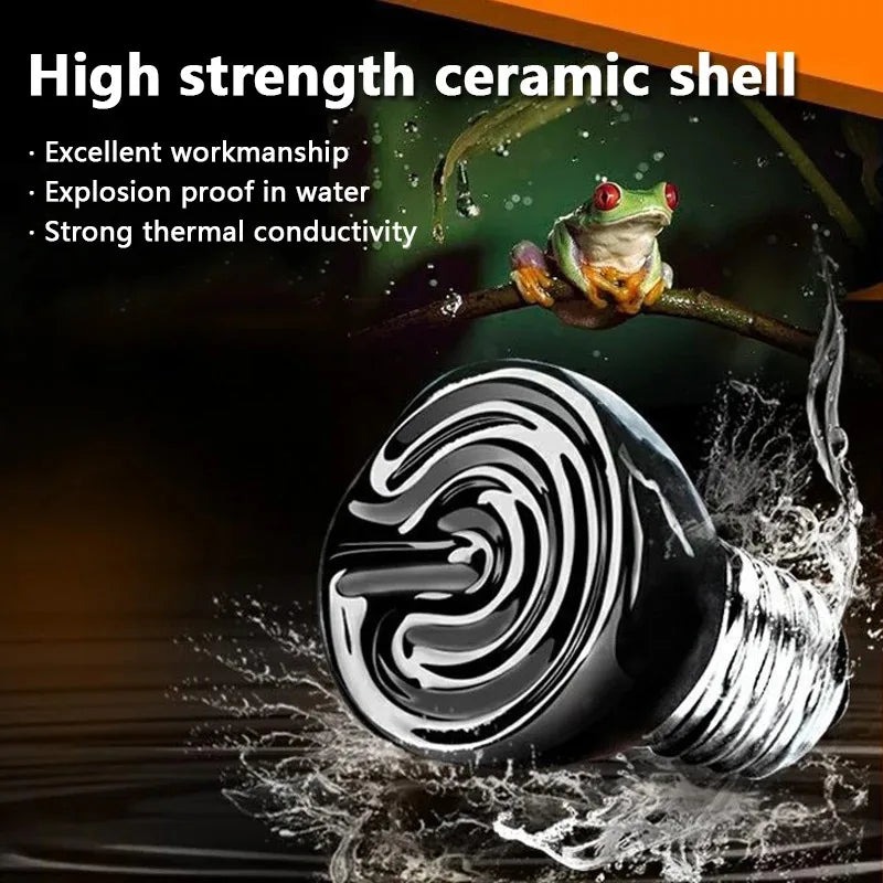 Reptile Ceramic Heating Bulb Infrared Heat - MyPetDollar.com