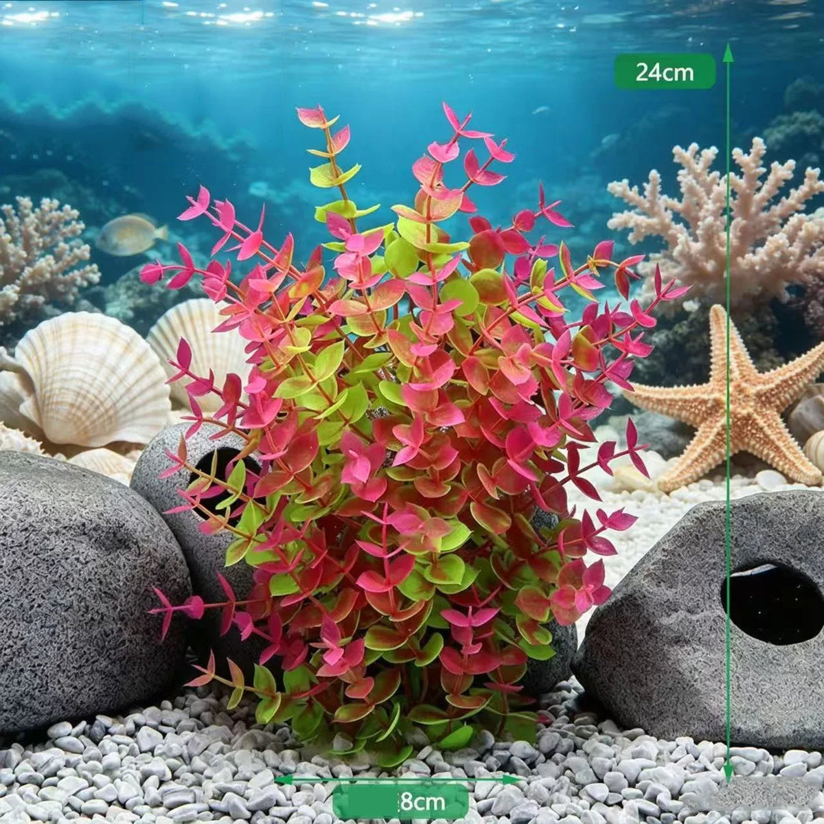 Plastic Artificial Aquarium PVC Plants - MyPetDollar.com