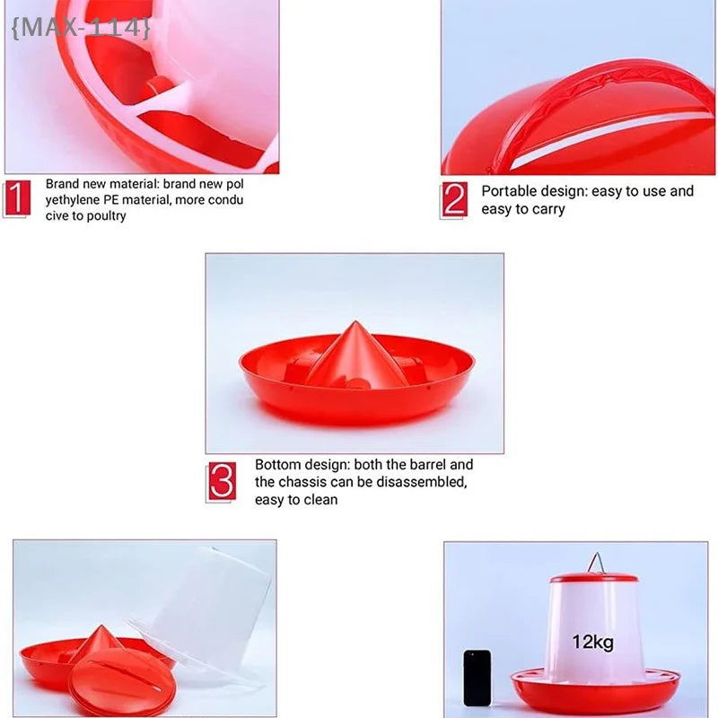 【MAX-114】1-10kg Automatic Chicken Feeder - MyPetDollar.com