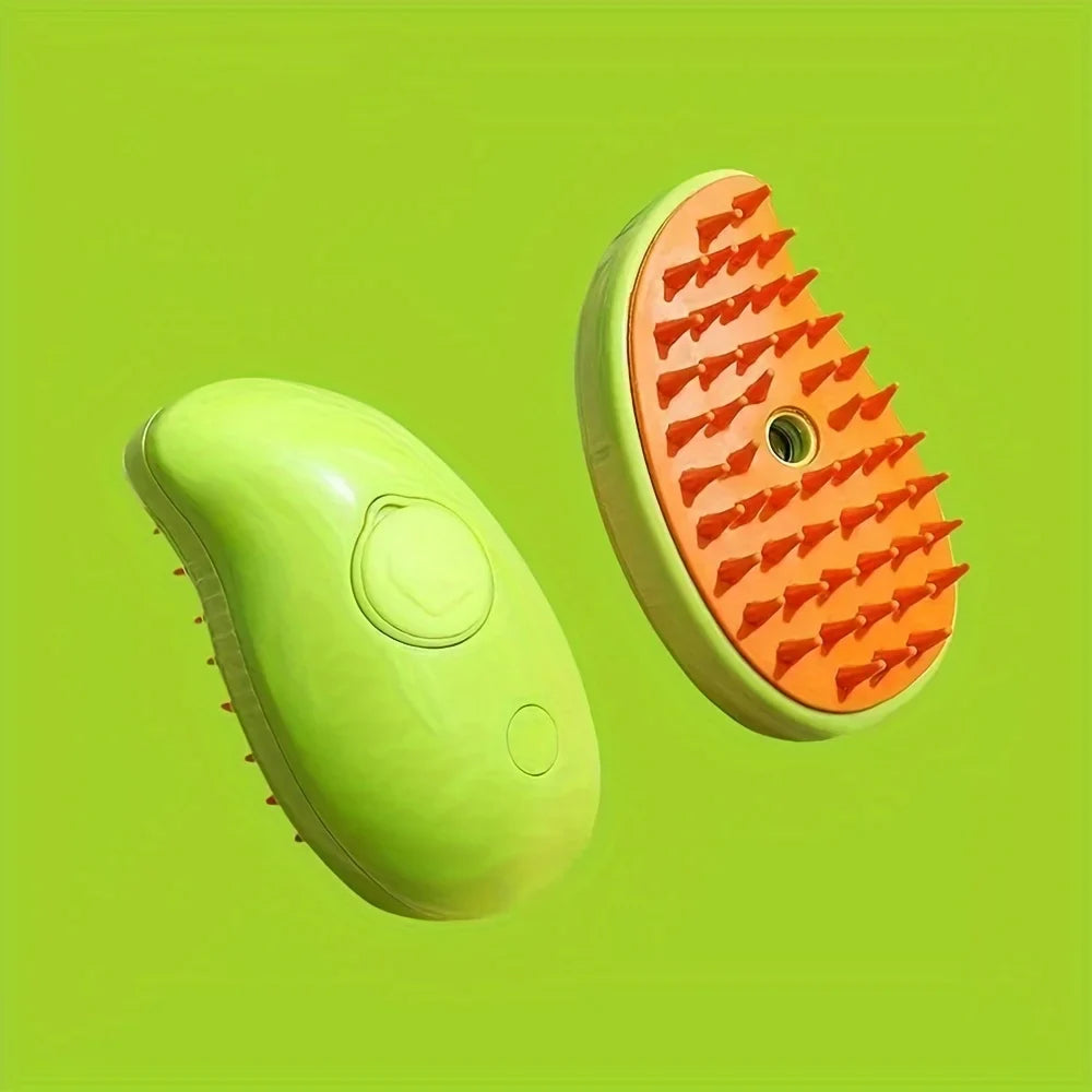 Electric Steamy Brush for Cat and Dog, Steam