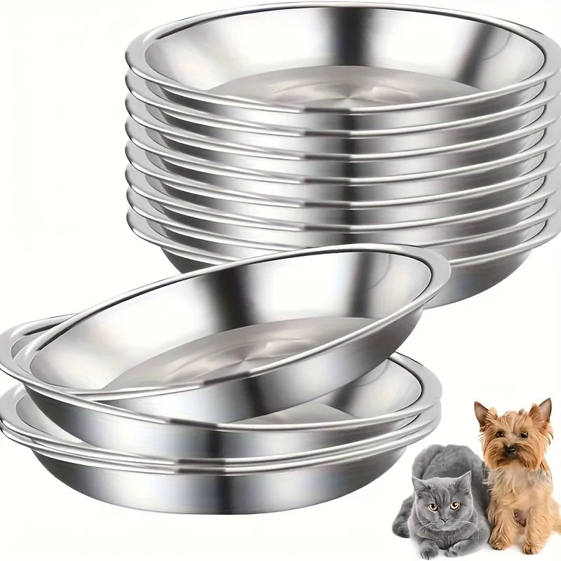 2/4/8pcs Slip Resistant Stainless Steel Cat - MyPetDollar.com