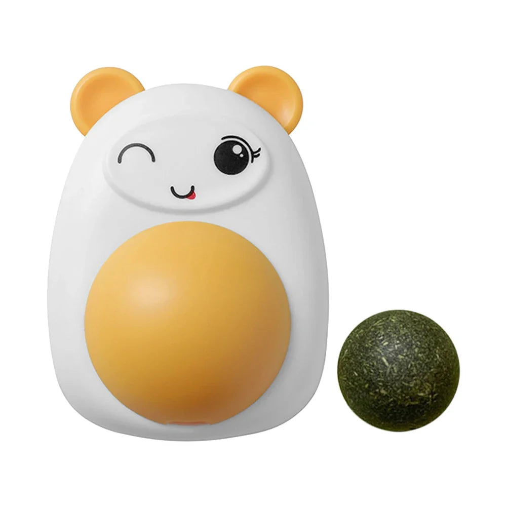 Plastic Catnip Ball Natural Safe Cats Catnip - MyPetDollar.com