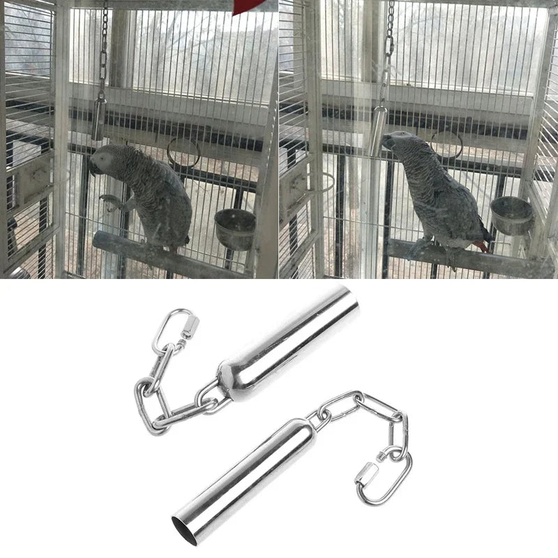 Pet Bird Stainless Steel Chew Parrot Hanging - MyPetDollar.com