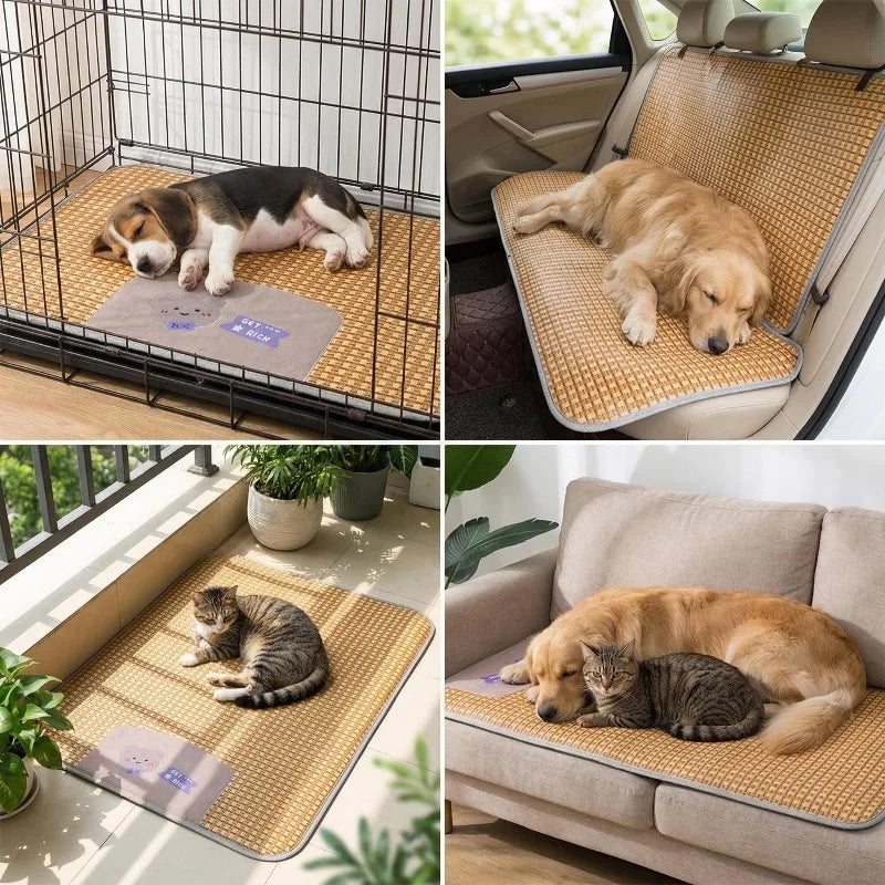 Pet Cooling Mat for Dogs Cats, Breathable - MyPetDollar.com
