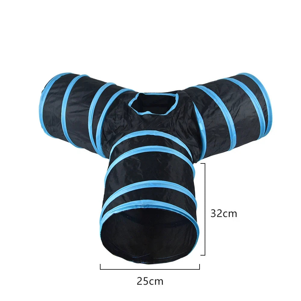 Durable Cat Tunnel Tube Kitty Bored Pet Toys