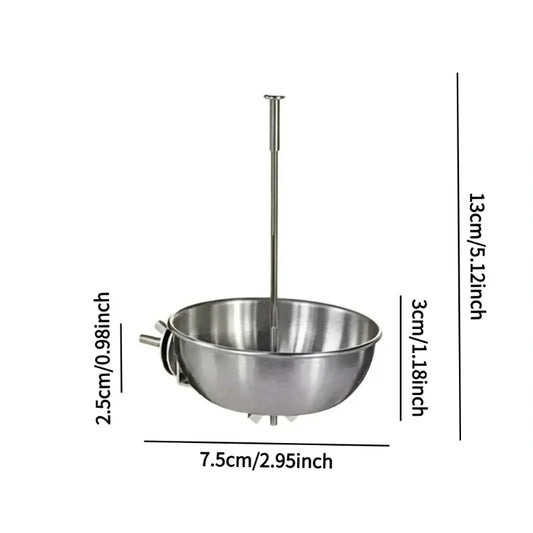 Stainless Steel Bird Fruit Fork & Feeding - MyPetDollar.com