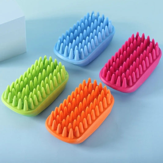 Soft Pet Bath Brush Flexible Design Silicone - MyPetDollar.com