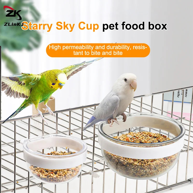 (ZYDD01) 1Pcs Bird Feeding Bowl Detachable - MyPetDollar.com