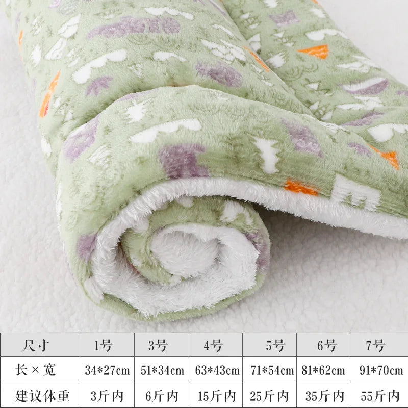 Soft Flannel Thickening Pet Soft Fleece Pad - MyPetDollar.com