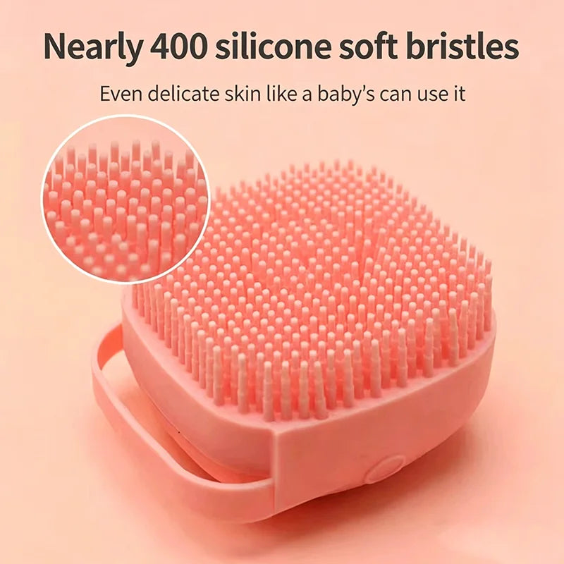 Pet Shower Brush Silicone Massage Scrubber - MyPetDollar.com