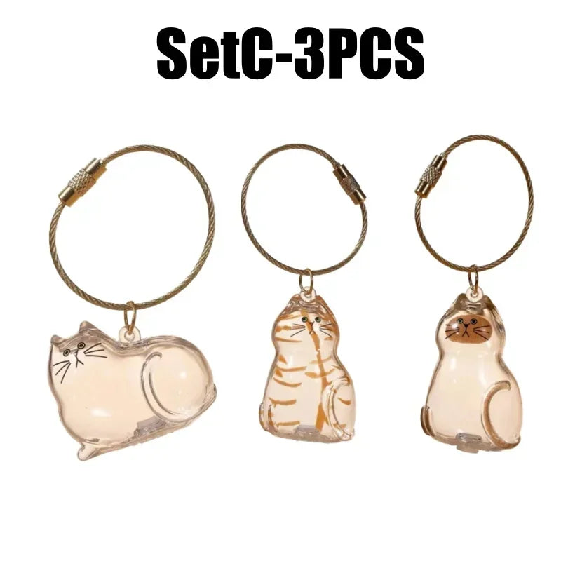 Cute Transparent Cat Fur Display Capsule Toy - MyPetDollar.com