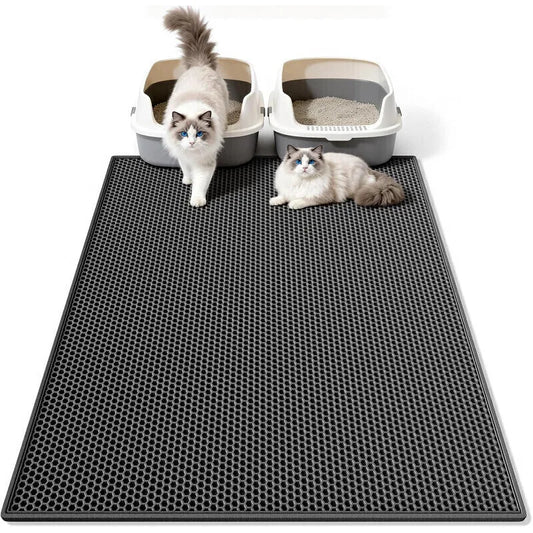 Cat Litter Mat, Honeycomb Double Layer - MyPetDollar.com