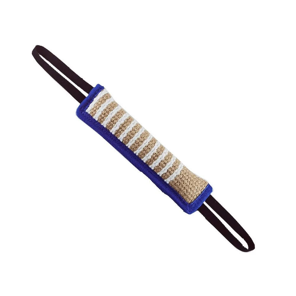 Interactive Tug Toy for Dogs Jute with 2 Strong Handles Lasting Training