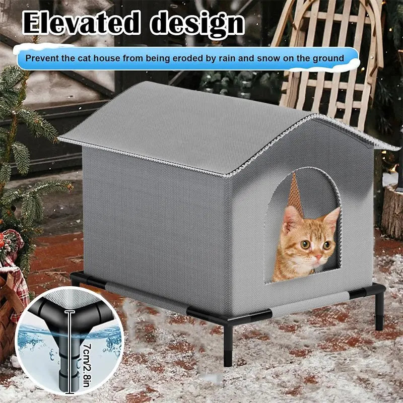 Stray Cat Houses with Mat Waterproof Summer - MyPetDollar.com