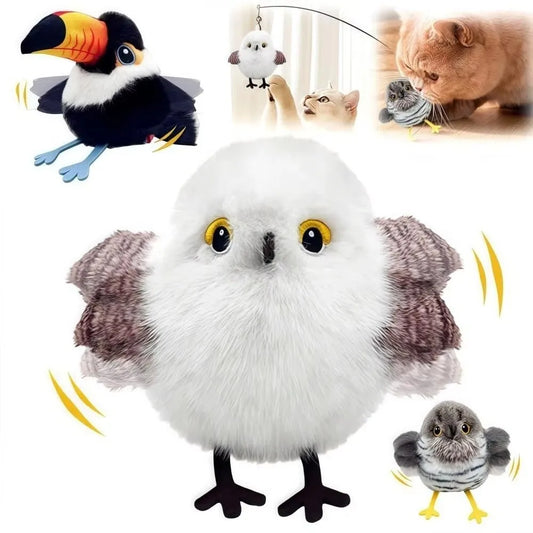 Electric Chirping Bird Toy Touch Activated - MyPetDollar.com